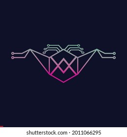 Technology Logo Design Template For Business and Company