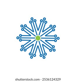  Technology logo design template. It Company logo design, tech icon vector, internet, system, global community logo, networking connect cooperation logotype, modern tech logo,