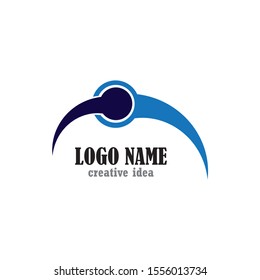 Technology logo design template vector illustration
