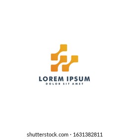 Technology logo design vector illustration
