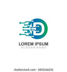 Technology Logo Design Vector template, Design Concept creative