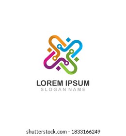 Technology Logo Design Vector template, Design Concept creative