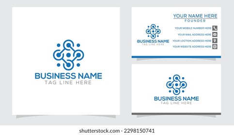 technology logo designs concept vector, Network Internet logo 
