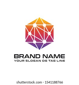 Technology logo designs vector art