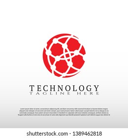 Technology logo. future tech icon. illustration element-vector