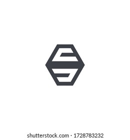 technology logo icon design with abstract shape design . line art logo icon design of technology