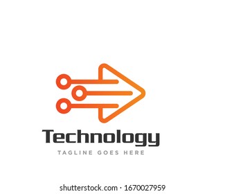 Technology Logo Icon Design Vector