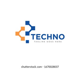 Technology Logo Icon Design Vector