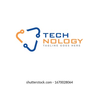 Technology Logo Icon Design Vector