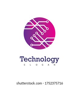 Technology Logo Icon Moden Design Vector