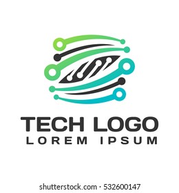 Technology logo. Technology Icon. Tech logo. Network Icon. Business, Connect, Network Logo.