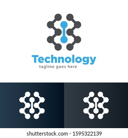 Technology Logo and Icon Vector Template