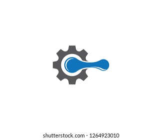 Technology logo illustration