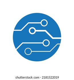 Technology logo images illustration design