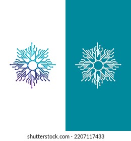Technology logo images illustration design template