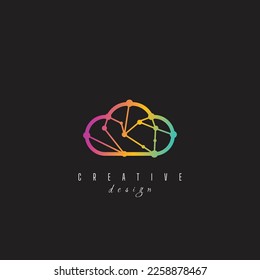 Technology Logo, Modern, Minimalist, Futuristic Vector Logo Template with Modern Gradient Color