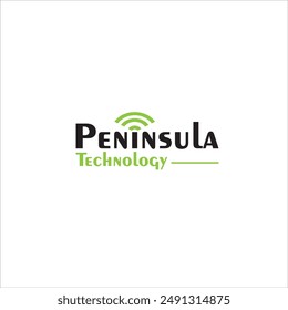 The technology logo says Peninsula in black and green on a white background