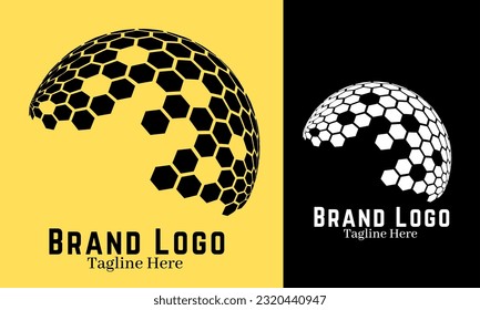Technology logo set design illustration