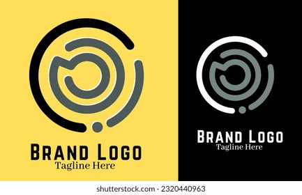 Ilustración de diseño de conjunto de logotipos de tecnología