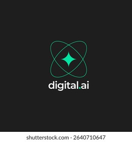 Technology logo simple tech design. Vector creative abstract shape modern icon for construction technology or logo template for digital communication concept
