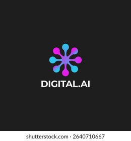Technology logo simple tech design. Vector creative abstract shape modern icon for construction technology or logo template for digital communication concept