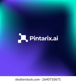 Technology logo simple tech design. Vector creative abstract shape modern icon for construction technology or logo template for digital communication concept