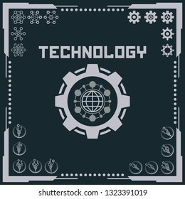 Technology Logo Software Components Icons Stock Vector (Royalty Free ...