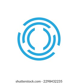 símbolo de logotipo de tecnología moderna