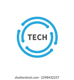 technology logo symbol tech modern
