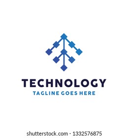 Technology Logo / Tech Icon / Business Symbol Design Inspiration