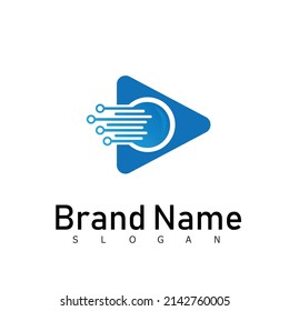 technology logo techno electric modern
