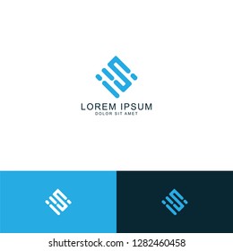 technology logo template