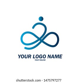 Technology logo template for company or personal