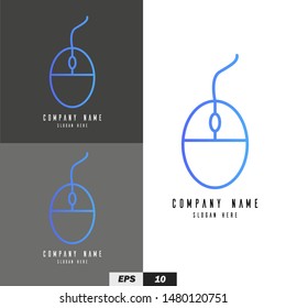 technology logo template for company or personal