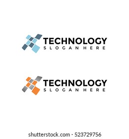 Technologie-Logo, Vektor eps.10