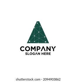diseño, emblema, símbolo o icono de la plantilla de logotipo de tecnología