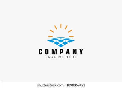 Technology Logo Template Design Vector, Blue Purple Gradient Geometric, Usable for Business and Technology Logos. Flat Vector Logo Design Template Element.
