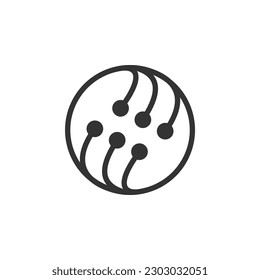 technology logo template. Icon Illustration Brand Identity. Isolated and flat illustration. Vector graphic