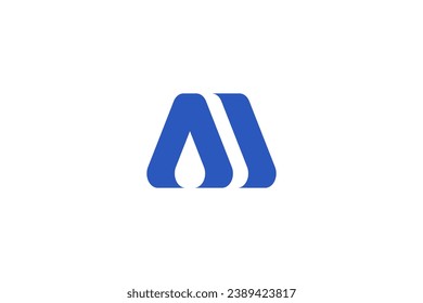 Technology logo template. Letter M logo idea. Company logo.