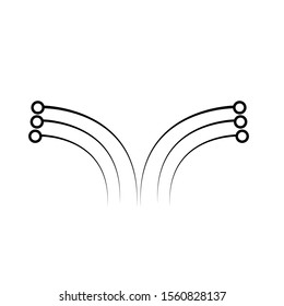 technology logo template vector icon 
