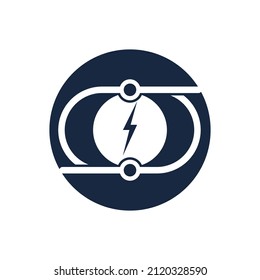 Technology logo template vector icon design