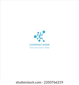 Technology logo template vector illustration