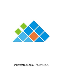 Technology logo template. Vector stock graphic