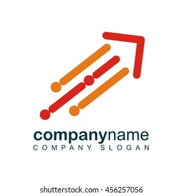 Technology logo template. Vector stock graphic