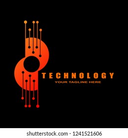 technology logo templates, industrial emblem,sign,symbol,vector logos for business corporate, team work,factory icon, electronic circuit ,illustration element
