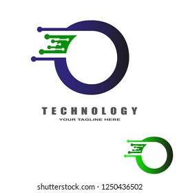 technology logo templates, industrial emblem,sign,symbol,vector logos for business corporate, team work,factory icon, electronic circuit, connection, ,illustration element, O,