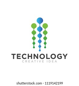 Technology logo vector
