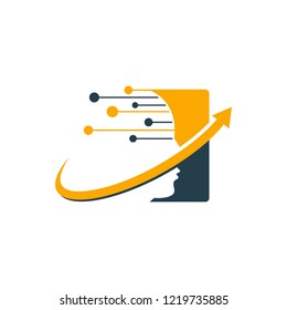 technology logo vector