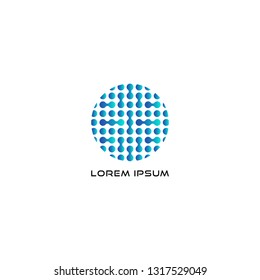 Technology logo - vector logo for corporate identity. , illustration of the concept of internet technology. Design element. - Vector