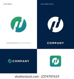 diseño de Ilustración de Icono de logotipo de tecnología